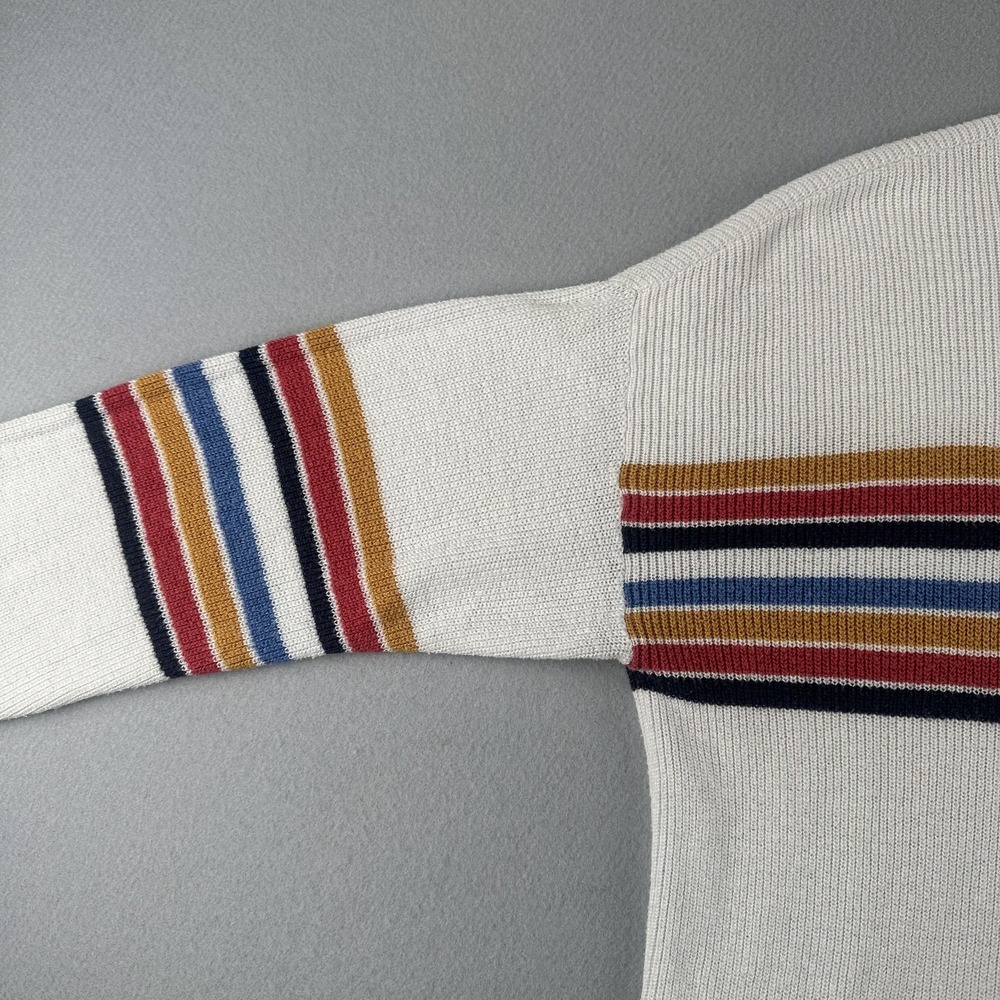 American Eagle Outfitters Women's Cozy Rainbow Stripes Size Small Sweater - Picture 8 of 12